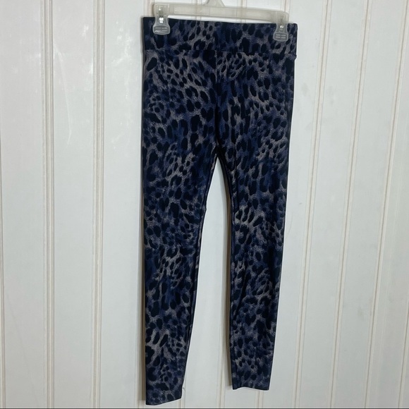Koral Drive Cheetara Leggings, Blue Cheetah Print 215 - Picture 2 of 8